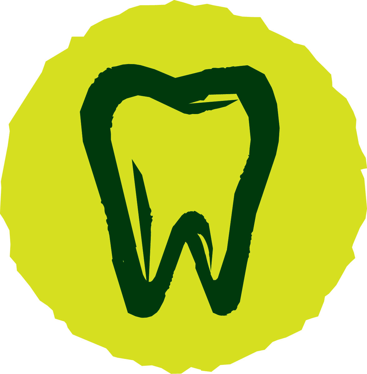 tooth icon inverse